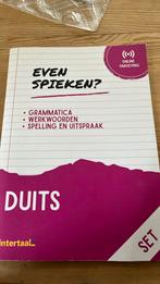 Even Spieken - Duits grammatica, spelling, uitspraak, werkwo, Ophalen of Verzenden, Zo goed als nieuw, Overige niveaus