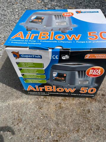 Supersterke luchtpomp airblow 50 voor de vijver beschikbaar voor biedingen