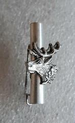 Oude speld met Edelhert met eikenloof,  Duitse wandelspeld, Verzenden, Gebruikt