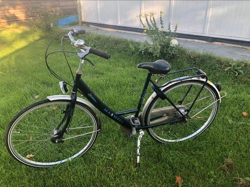 Dames/meidenfiets 28 inch met 7 versnellingen, Fietsen en Brommers, Fietsen | Dames | Omafietsen, Gebruikt, 53 tot 56 cm, Handrem