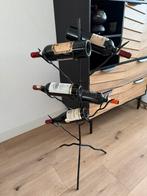 Mooie moderne wijnrek/ flessenrek, Ophalen, Zo goed als nieuw, Metaal, Minder dan 50 cm