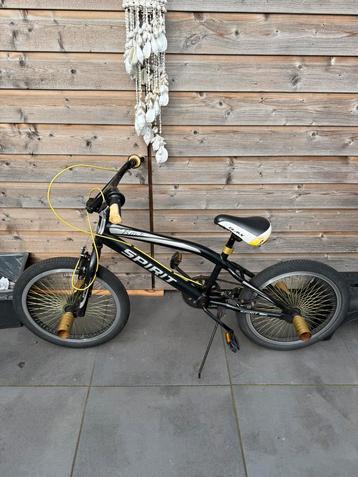 BMX Spirit Crossfiets Stuntfiets Zwart/Goud 20” beschikbaar voor biedingen
