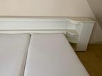 Bed 180x200, Huis en Inrichting, Ophalen, Overige materialen, Wit, Tweepersoons