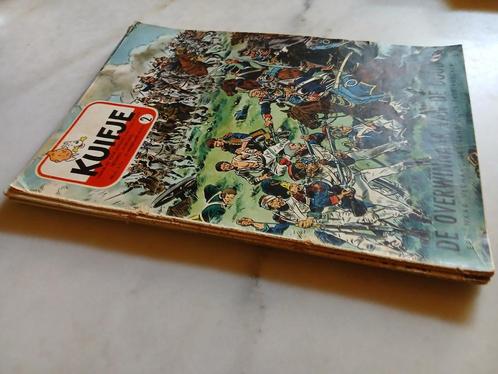 10 Kuifje weekbladen 1954, redelijk tot zeer goede staat, Boeken, Stripboeken, Gelezen, Meerdere stripboeken, Ophalen of Verzenden