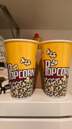 Popcorn bekers (4 stuks), Nieuw, Overige materialen, Overige stijlen, Glas of Glazen