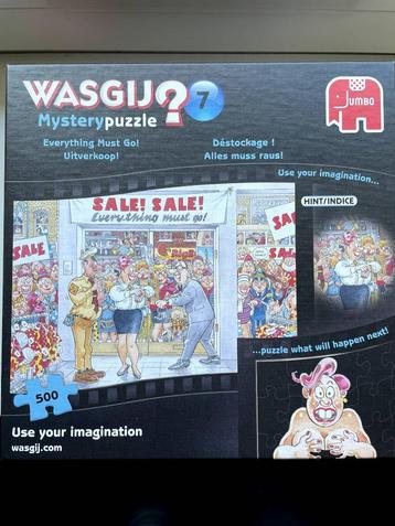 Wasgij? Mystery Puzzel - Uitverkoop! - NR 7 - 500 stukjes beschikbaar voor biedingen