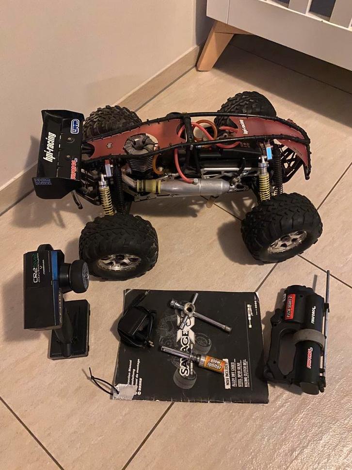 Hpi savage SS Fast lane ! 4,6cc bigblock, Hobby en Vrije tijd, Modelbouw | Radiografisch | Auto's, Gebruikt, Auto offroad, Nitro