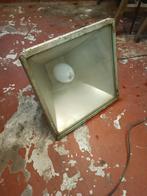 vintage industriële lichtarmatuur, Ophalen of Verzenden, Gebruikt, Glas