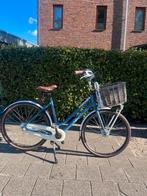 Gazelle Miss Grace blauw wit met bakkersmand, 53 tot 56 cm, Ophalen, Zo goed als nieuw, Gazelle