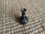 Japans of chinees vaasje, cloisonné, geemailleerd, 7 cm hoog, Antiek en Kunst, Antiek | Vazen, Ophalen