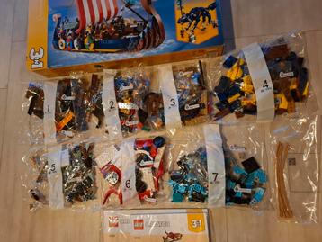 Lego Creator 31132 Vikingschip plus losse vikings beschikbaar voor biedingen