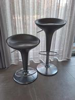 Twee Magis Bombo barkrukken., Huis en Inrichting, Barkrukken, Ophalen, Gebruikt, 60 tot 90 cm, In hoogte verstelbaar