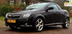 Opel Tigra TwinTop 1.8-16V Cosmo CABRIOLET MET SUBWOOFER, AI, Auto's, Opel, 125 pk, Gebruikt, Zwart, 4 cilinders
