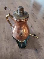 Vintage Koperen Koffiepot met Rechaud, Antiek en Kunst, Antiek | Koper en Brons, Ophalen, Koper
