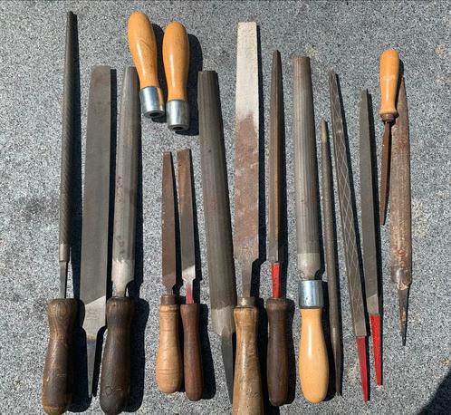 Verzameling Vijlen - Diverse Soorten, Antiek en Kunst, Antiek | Gereedschap en Instrumenten, Ophalen of Verzenden
