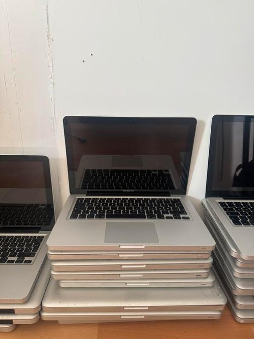 Partij 20 macbook pro (2010-2013) / voor onderdelen, Computers en Software, Chromebooks, Niet werkend, 4 GB of minder, 256 GB of meer