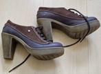 Prachtige Cubanas met hak, mt 39, Bruin, Ophalen of Verzenden, Zo goed als nieuw, Schoenen met hoge hakken