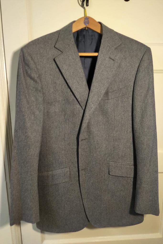 Suit Supply: jasje/ blazer /colbert 54 (Cashmere wol), Kleding | Heren, Kostuums en Colberts, Gedragen, Maat 52/54 (L), Grijs