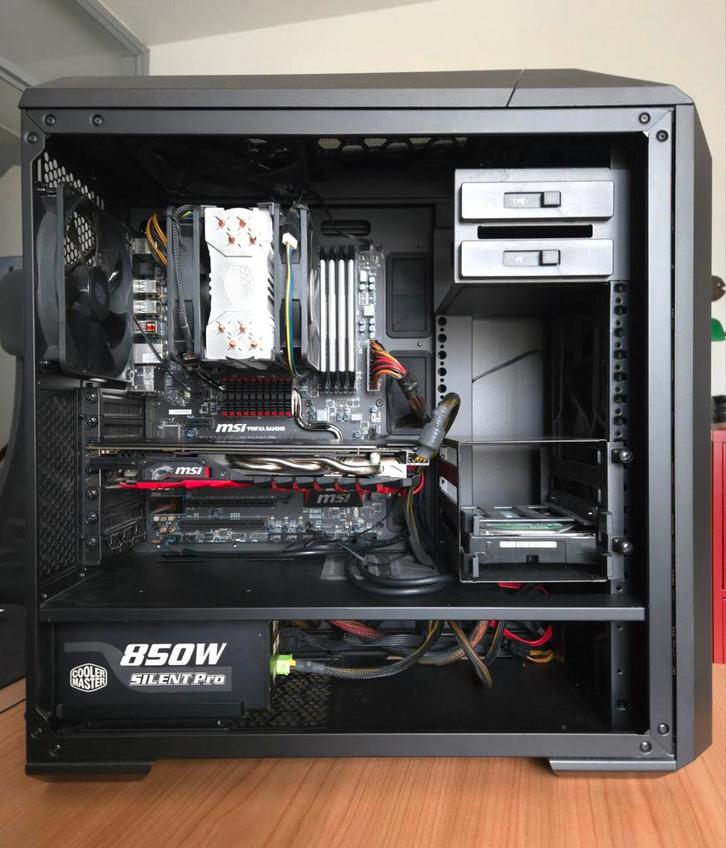 PC Gaming Desktop, Computers en Software, Desktop Pc's, Gebruikt, 4 Ghz of meer, HDD, SSD, 32 GB, Met videokaart, Gaming, Ophalen