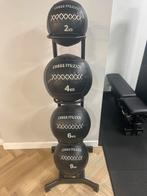 Crossmaxx Wallballs + Opbergrack (Nieuwstaat), Ophalen, Zo goed als nieuw, Armen, Medicijnbal