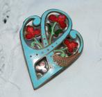 Prachtig geemailleerde helft van een Franse gesp, Antiek en Kunst, Ophalen of Verzenden