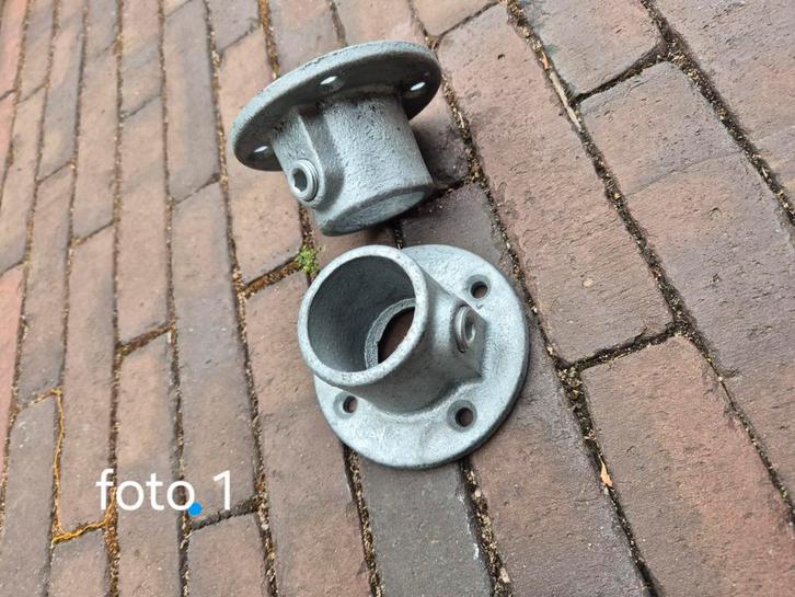 Diverse "steigerbuis" koppelstukken/buiskoppeling., Doe-het-zelf en Verbouw, IJzerwaren en Bevestigingsmiddelen, Zo goed als nieuw
