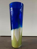 Vaas style Flavio Poli 1950 -Murano Kunst, Huis en Inrichting, Woonaccessoires | Vazen, Ophalen, 50 tot 75 cm, Blauw, Glas