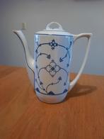 Blauwe Saks Koffiepot, Huis en Inrichting, Keuken | Servies, Ophalen, Overige typen, Zo goed als nieuw, Overige stijlen