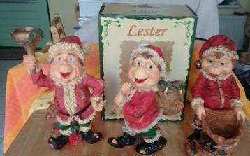 Kerstlaven  set van 3 . beschikbaar voor biedingen
