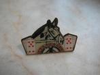 Holland Casino Pin / Speldje - Speelkaarten & Paard 3 x 2 cm, Verzenden, Gebruikt, Overige onderwerpen, Speldje of Pin