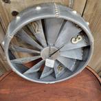 Wandklok vliegtuigmotor aviator metaal vliegtuig klok., Ophalen, Gebruikt, Analoog, Wandklok