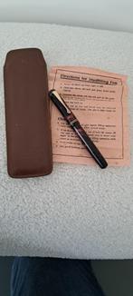 Antieke Aristo vulpen jaren 30 met 14k punt en beschrijving, Verzamelen, Overige merken, Gebruikt, Met doosje, Ophalen of Verzenden