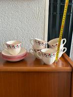 6x Tee kopjes met schotel, Ophalen of Verzenden