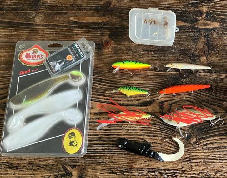 Kunstaas rapala, spro, manns, salmo, Watersport en Boten, Hengelsport | Roofvissen, Gebruikt, Overige typen, Ophalen of Verzenden