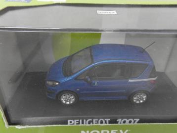 Peugeot 1007  Bleu Recif  Metallic  Norev  1:43 beschikbaar voor biedingen