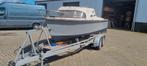 Te koop een boot met aanhanger, Watersport en Boten, Ophalen, Gebruikt, Tourjacht of Cruiser, Tot 6 meter