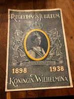 40 Jaar Jubileum Boek Koningin Wilhelmina 1898-1938, Ophalen of Verzenden, Gelezen, Catalogus