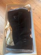Twinset zwarte suede laarzen maat 41, Hoge laarzen, Verzenden, Zwart, Zo goed als nieuw
