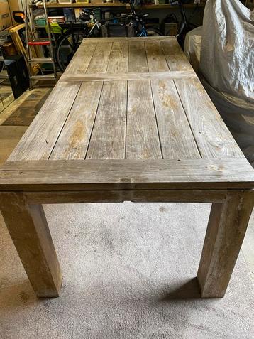 Massief Teak Tuintafel 240x100cm beschikbaar voor biedingen