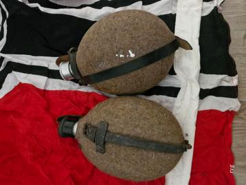 2x duitse veldfles  beschikbaar voor biedingen