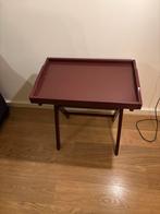 Klaptafeltje met afneembaar blad, Minder dan 55 cm, Gebruikt, Rechthoekig, Hout