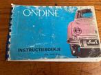 Renault Ondine  boekje, Ophalen of Verzenden