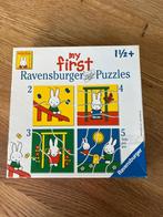 Ravensburger - Dick Bruna - Nijntje My First Puzzels, Kinderen en Baby's, Speelgoed | Kinderpuzzels, Ophalen of Verzenden, Minder dan 10 stukjes
