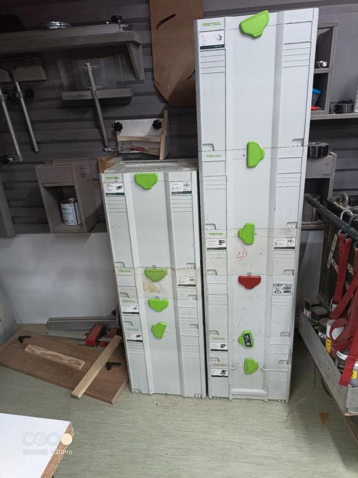 Systainer collectie Festool/Mafell, Doe-het-zelf en Verbouw, Gereedschap | Overige machines, Gebruikt, Ophalen