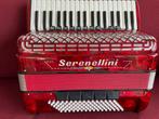 Z.g.a.n. italiaanse Serenellini accordeon . 96 bas. 4 korig, Ophalen of Verzenden, Zo goed als nieuw, 96-bas, Toetsaccordeon