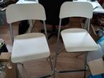 Ikea bar met 2 barkrukken, 2 krukken, Ophalen of Verzenden, Gebruikt, 60 tot 90 cm