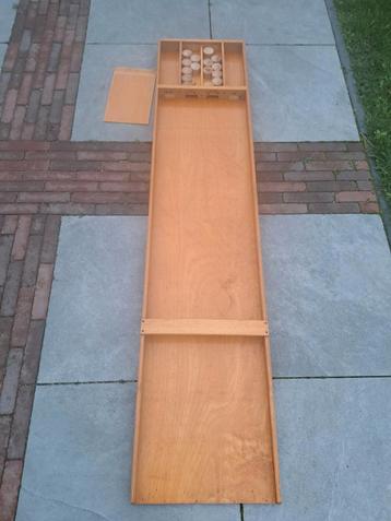 180 cm Sjoelbak met 30 sjoelschijven  beschikbaar voor biedingen