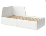 Flekke bedbank, uitschuifbed  ikea uitschuifbaar met lades, Huis en Inrichting, Ophalen, Eenpersoons, Wit, Zo goed als nieuw