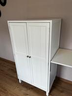 Wit verstelbaar bureau/kast, Ophalen