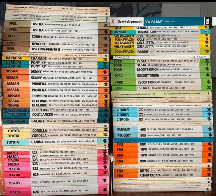 Div. nu nog 50 vraagbaken vraagbaak Olyslager Olving Kluwer, Auto diversen, Handleidingen en Instructieboekjes, Ophalen of Verzenden